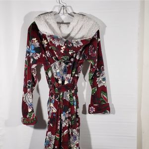 Vera Bradley Soft Fleece Hooded Robe
